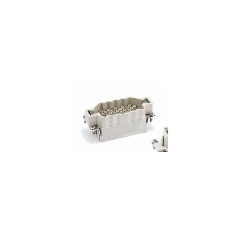 Insert HEE, Raccordement à Sertir, femelle, 40 pin, 16A, Polycarbonate, 16B|32B 